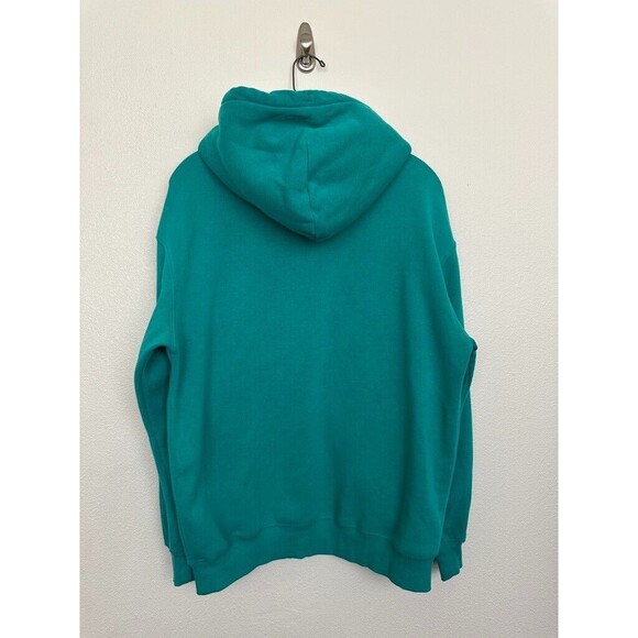 Keroppi Sanrio Pullover Hoodie Sweatshirt Fleece Turquoise Green Women's Medium - Picture 7 of 8